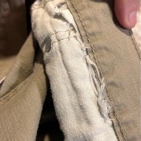 Levi’s 505 jeans khaki pants mens 35x33 (tag 36x34) tan brown Straight white tag - Picture 9 of 10